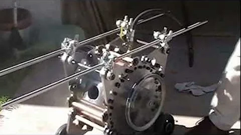 Fibonacci Rotary Steam  (E-2) Test Engine- Nitrogen Run 2 - 8-23-10