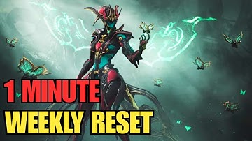 WARFRAME - I YEARN FOR THE NUT - WEEKLY RESET IN 1 MINUTE (16/11/25)