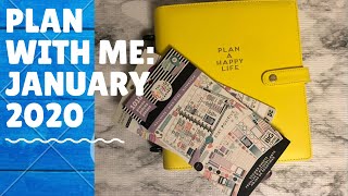 Plan With Me | January 2020 Wellness Planner