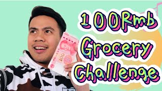 COST OF LIVING IN CHINA : GROCERY SHOPPING (100 RMB/YUAN CHALLENGE)