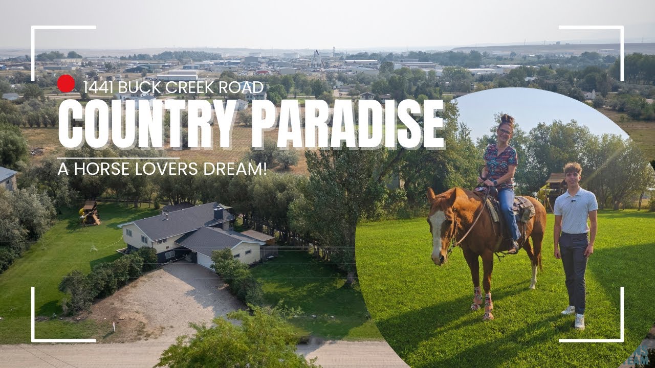 🌳Exclusive Horse-Friendly Home Tour at 1441 Buck Creek Road, Casper WY🐎Country Living Near Downtown!