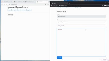 CS50W MAIL(project 3) with DJANGO,HTML,JAVASCRIPT
