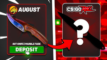 I DEPOSITED MY KNIFE... AND UPGRADED IT! (CSGORoll)