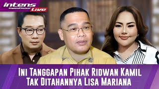 Kuasa Hukum Ridwan Kamil Tanggapi Tak Ditahannya Lisa Mariana Usai Jadi Tersangka