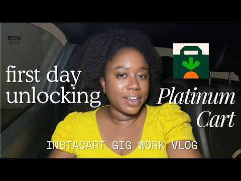 Is Platinum Cart on Instacart worth it? | First Day | Gig Work Vlog