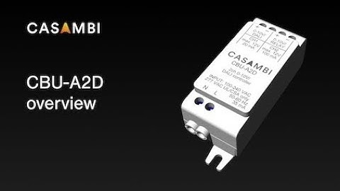 Casambi CBU A2D Product Overview