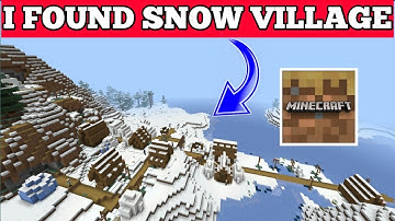 Minecraft trial main snow village kaise dhundhe | how to find snow village in minecraft trial 1.21