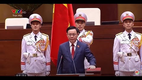 Truyền hình trực tiếp: LỄ TUYÊN THỆ NHẬM CHỨC CỦA CHỦ TỊCH QUỐC HỘI VƯƠNG ĐÌNH HUỆ