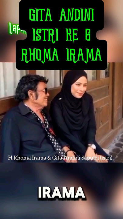 MOMEN LANGKA || RHOMA IRAMA BERSAMA ISTRINYA GITA ANDINI