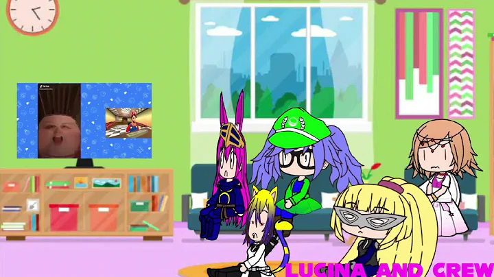 Lucina and crew react to Mario Reacts To Funny Tik Toks