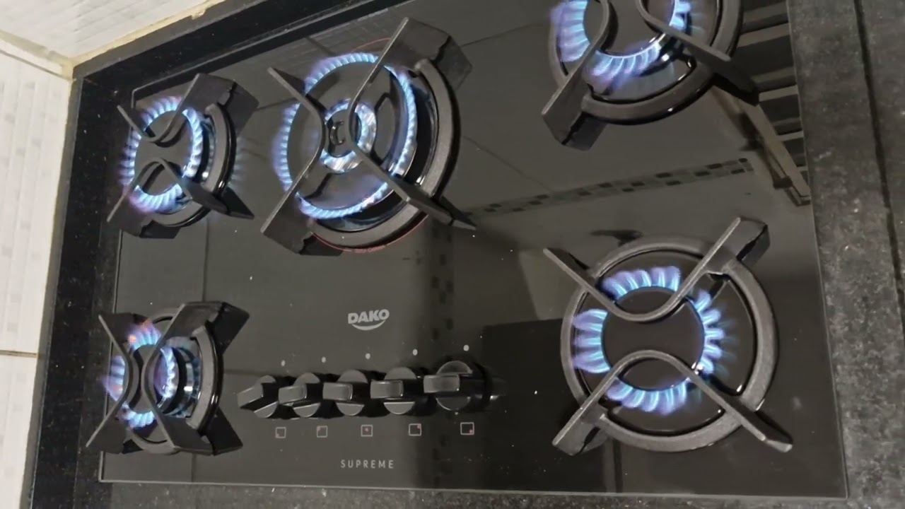 MEU NOVO #cooktop  #DAKO 5 BOCAS (RESENHA) vale a pena???