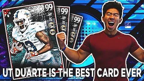 GREATEST CARD IN MADDEN HISTORY! UT THOMAS DUARTE!...