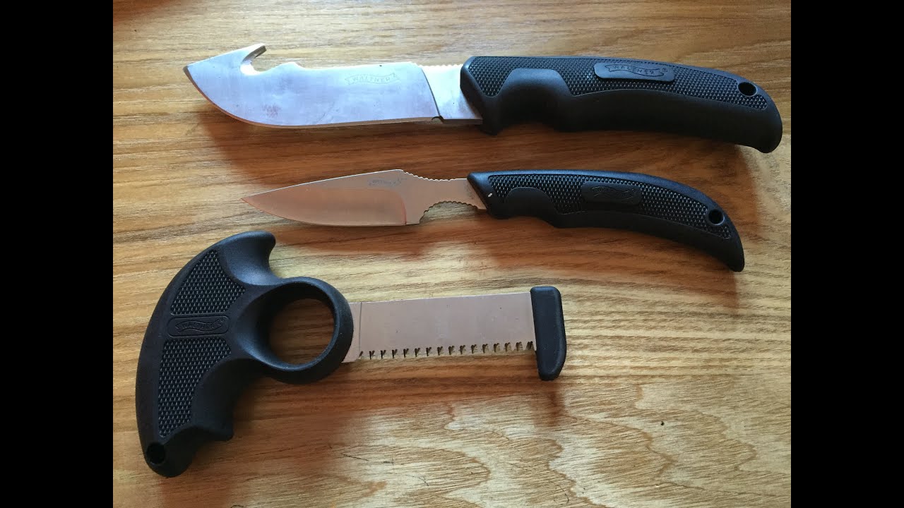 Walther hunting knife set YouTube