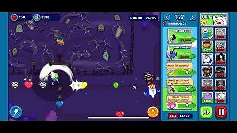 Bloons Adventure Time - Candy Graveyard - Hard
