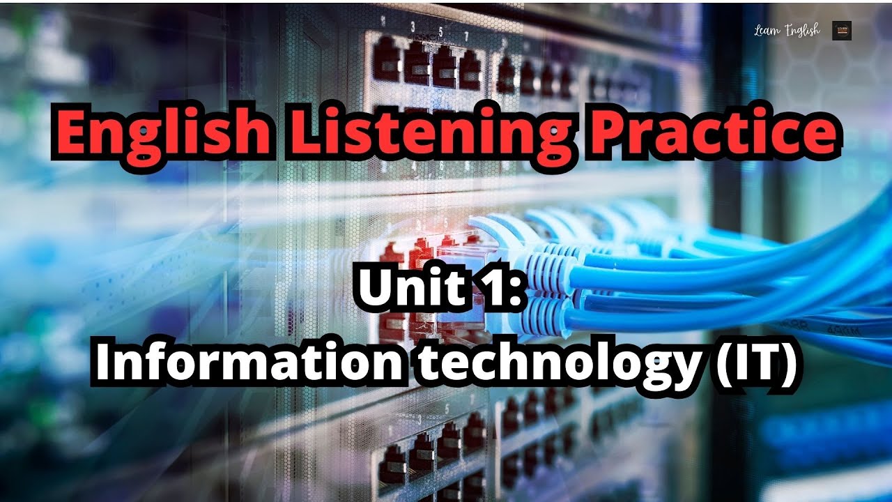 English Listening Practice | Information Technology - IT Department Restructuring | Learn English
