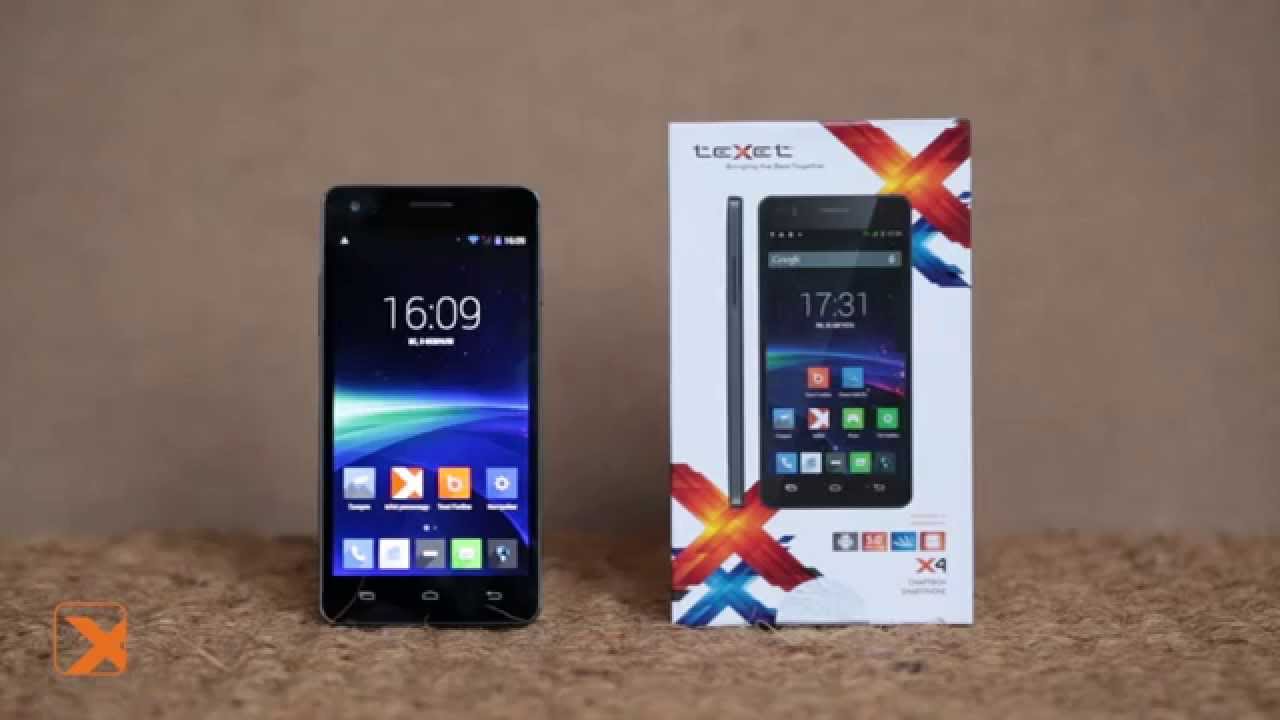 Смартфон teXet X4 в новом видеообзоре