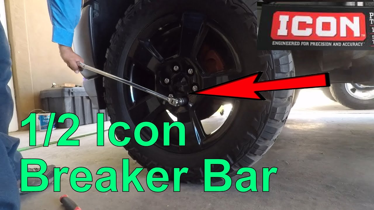 Icon 1/2 Breaker BarHarbor Freight (64820) YouTube