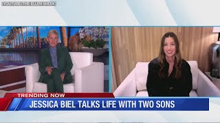 TRENDING: Jessica Biel Talks Life with Two Kids
