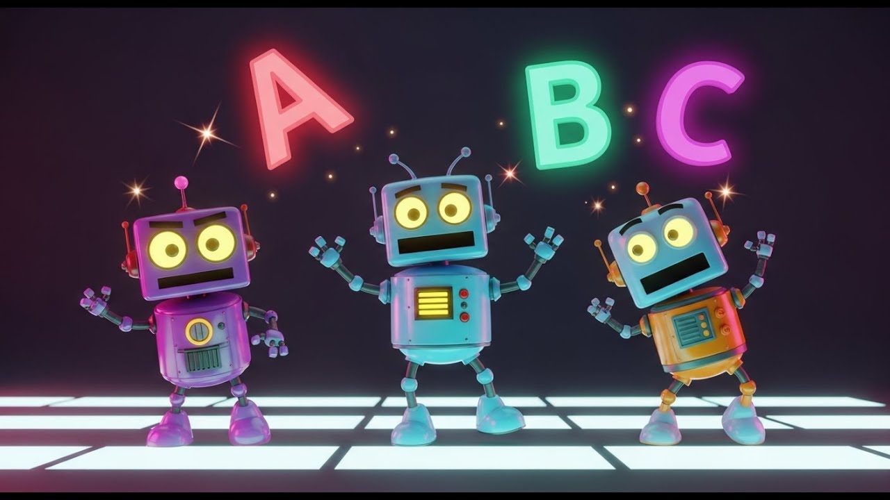 ABC with Silly Dancing Robots 🤖🕺 | Learn ABCs for Kids | Fun Alphabet Dance Preschool Video