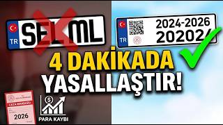 App Plaka Nasıl Değiştirilir? Cezası Nedir? Adım Adım Anlatım 2026