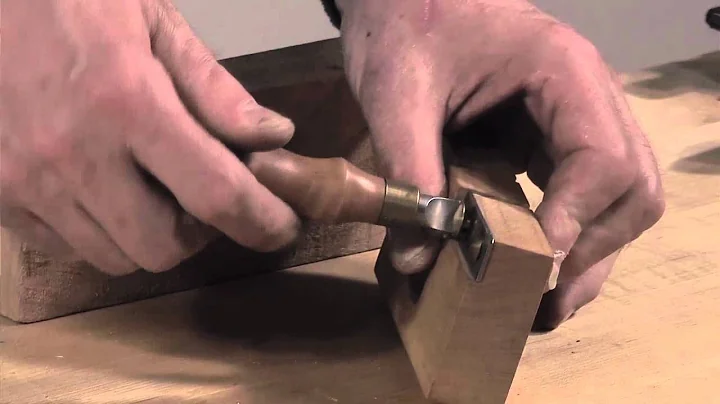 Turning a Burr on the Thicknessing Gauge, with Ste...