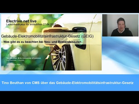 Tino Beuthan von CMS über das Gebäude-Elektromobilitätsinfrastruktur-Gesetz – 