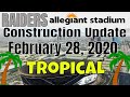 Las Vegas Raiders Allegiant Stadium Construction Update 02 28 2020