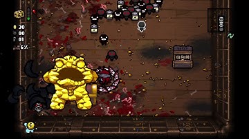 The Binding of Isaac  Rebirth "Afterbirth DLC" - OP Run - Greed Mode