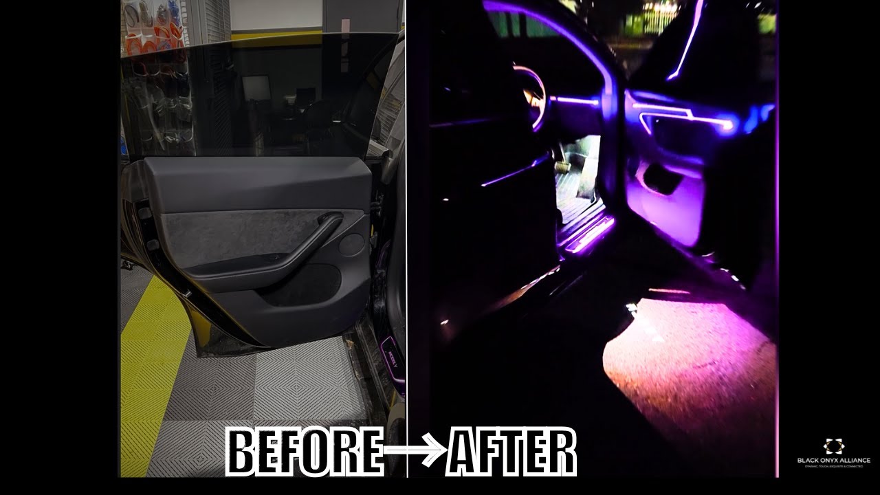 Tesla Model Y Glow-Up: Music-Sync Lights Before & After!