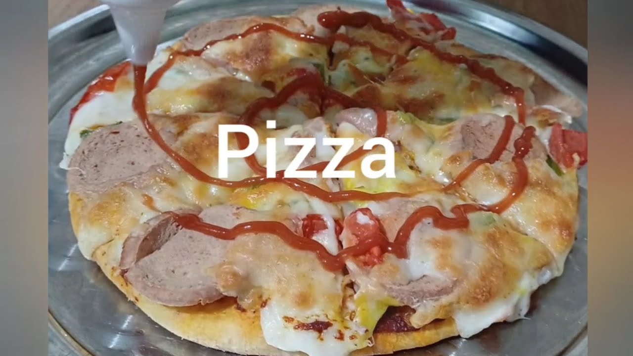 The best Sausage Pizza you've ever seen !🍕 ️ بهترین پیتزای سوسیس که تا