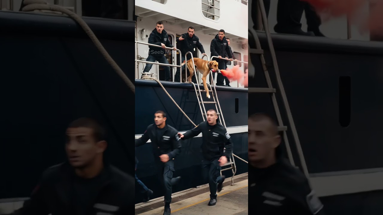 Heroic Dog Saves Ship Crew from Explosion!