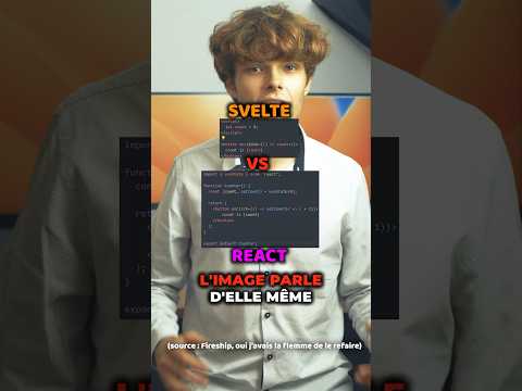 🚀Svelte VS React⚛️  #Svelte #react #vs #code #dev #js #nextjs #sveltekit