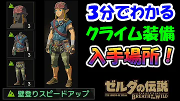 ゼルダ クライム装備 ゼルダ クライム装備