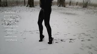 Sliding Extreme Walking In Open Extreme Sandals With Thin Soles, High Heels