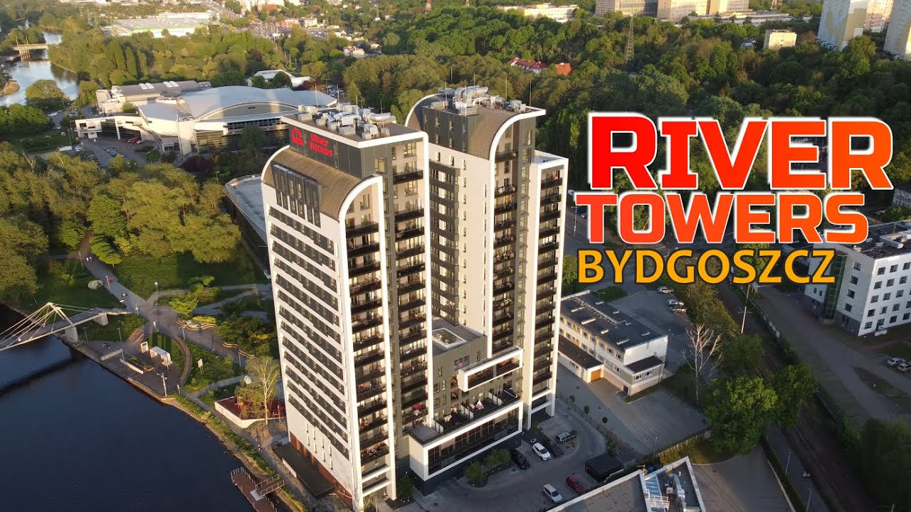 Wieżowiec posadowiony na polodowcowym głazie - River Towers [Bydgoszcz 02.05.2024]