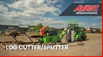 Avant - Avant attachments: Log cutter/splitter