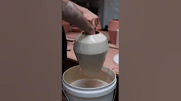 How I Glaze Wide Angular Jars