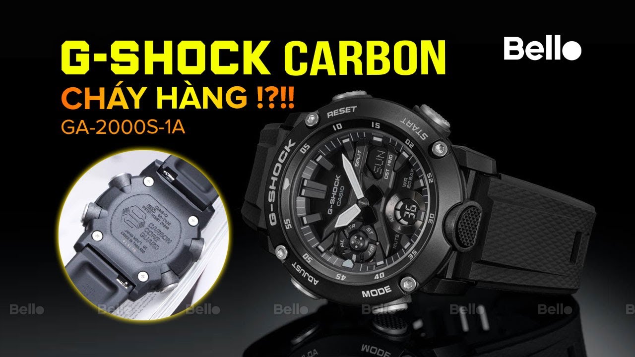 GA-2000-1A9DR | Đồng hồ G-Shock Nam Kim-Số Dòng GA-2000 – G-Shock Việt Nam