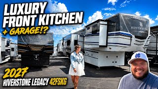 Information LUXURY FRONT KITCHEN + Hidden Garage!! 2027 Riverstone Legacy 42FSKG Guide