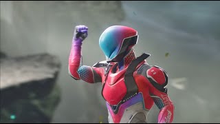 Teaching my friend how to play Splitgate 2