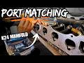 Port matching Khaki's K24 Intake Manifold