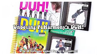 P1Harmony DUH! アルバム H ver. ジョンソプ　サイン　未開封 P1HARMONY DUH! 8th Mini Album COMPACT H Ver/CD+11Card+