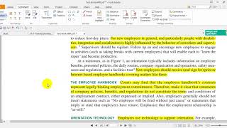 HRM Ch07 Training and Developing Employees part01