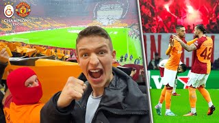 “WELCOME TO HELL” CRAZY ATMOSPHERE at GALATASARAY vs MAN UNITED
