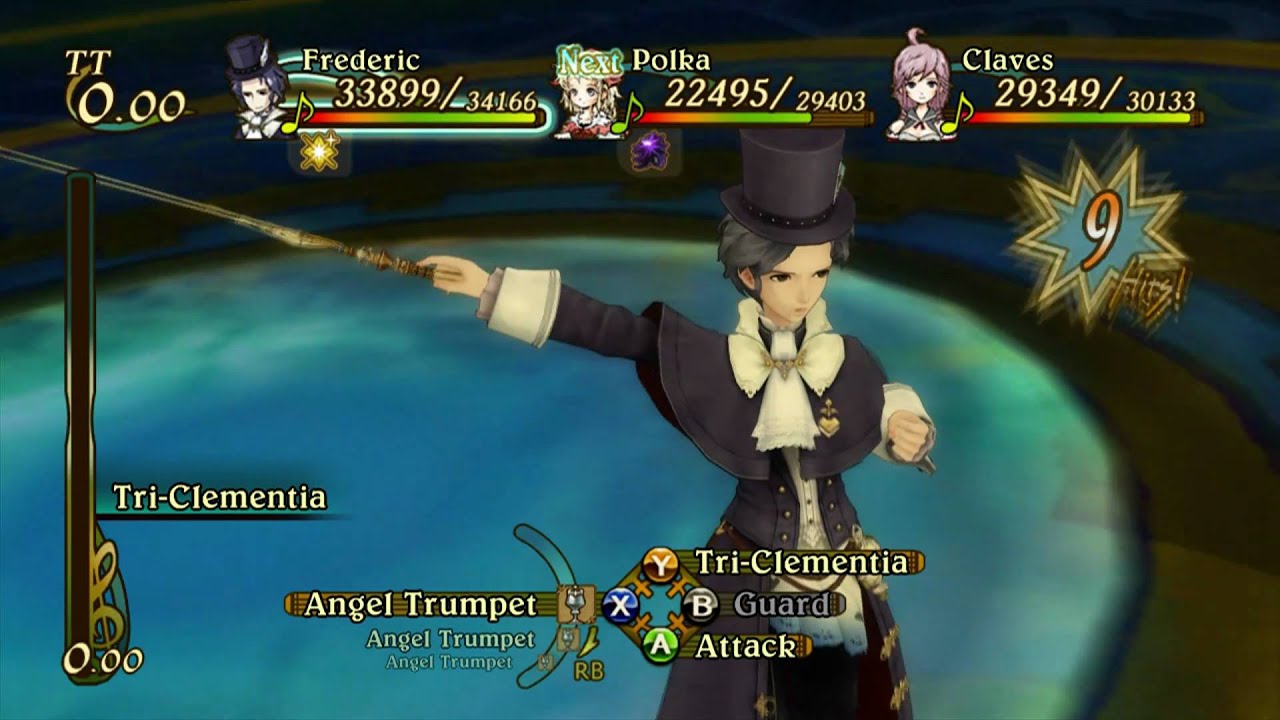Eternal Sonata Frederic Special Moves HD YouTube