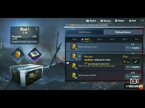 Pubg Season 9 week 2 mission open