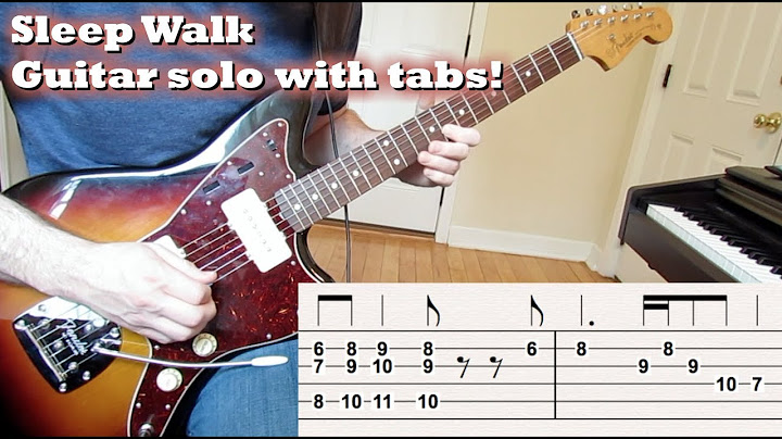Sleep Walk Guitar version - Guitar performance video thumbnail
