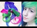 ➭ Como Pintar Extensiones De Colores + Como me pongo extensiones? ❀ - Miranda Ibañez