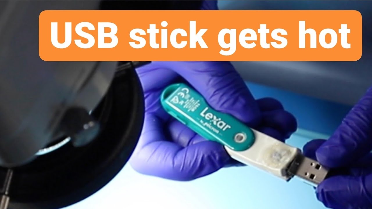 flash drive is getting hot YouTube