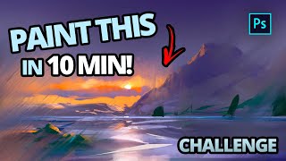 Paint This Landscape in 10 Minutes!